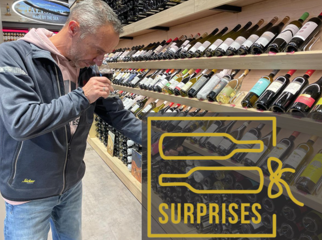 Caisse de vins surprise